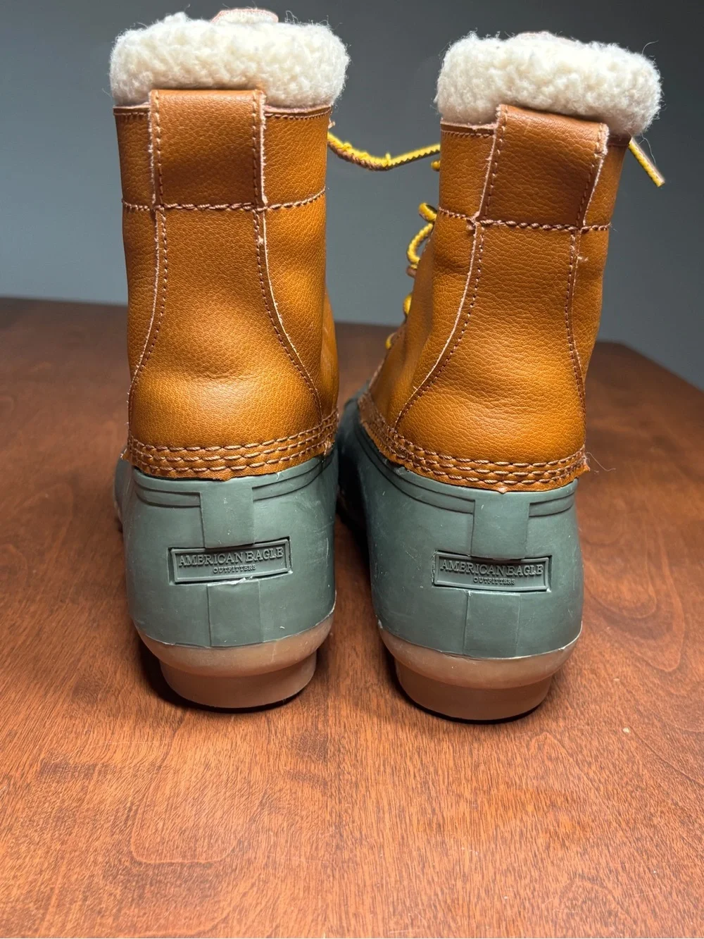 American Eagle Outfitters Duck Boots - Brown & Green